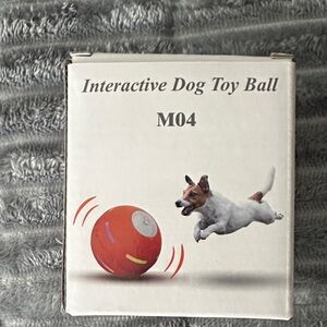 Interactive Red Dog Toy Ball